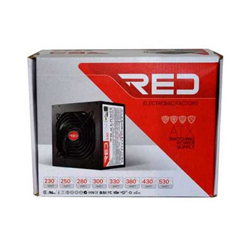 منبع تغذیه کامپیوتر رد مدل Red Raider 230W