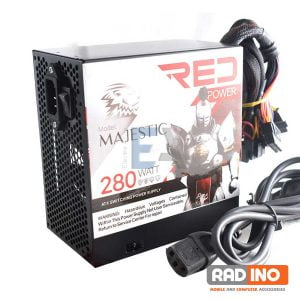 منبع تغذیه کامپیوتر رد مدل Red Raider 280W