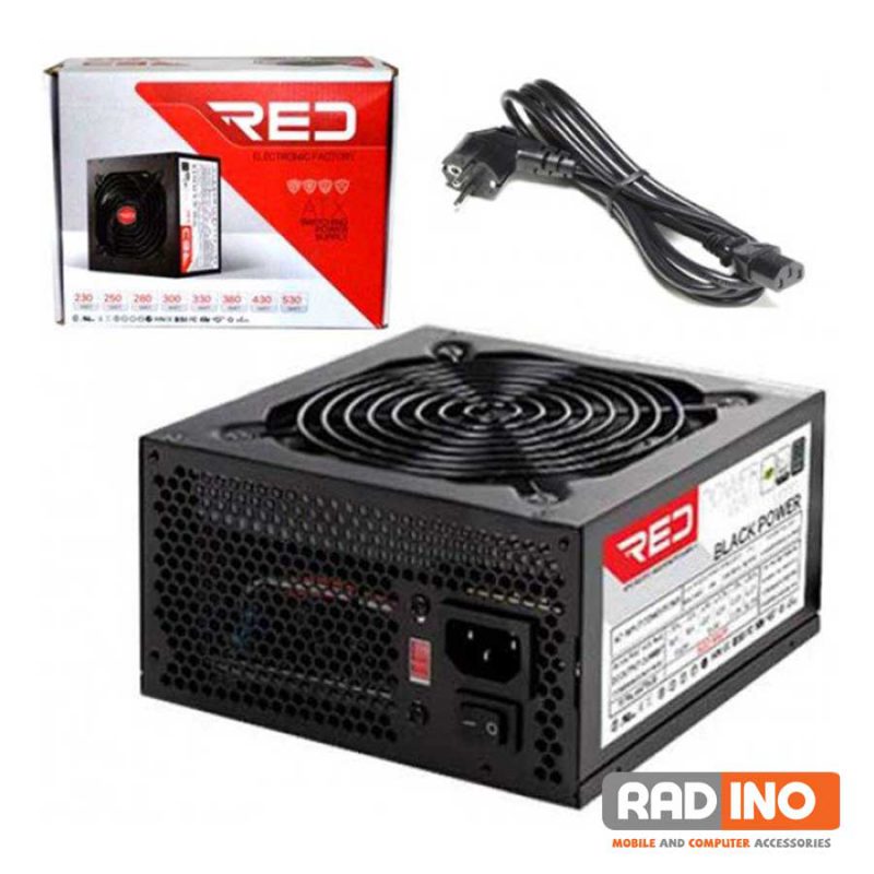 منبع تغذیه کامپیوتر رد مدل Red Raider 300W