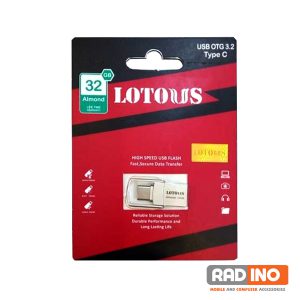 فلش 32 گیگ لوتوس مدل Lotous Almond USB 3.2