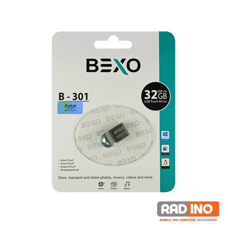 فلش 32 گیگ بکسو مدل Bexo B-301