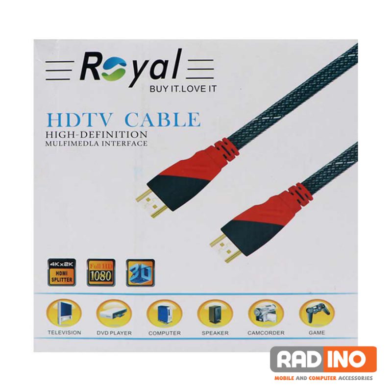 کابل HDMI رویال جعبه ای مدل Royal 20M