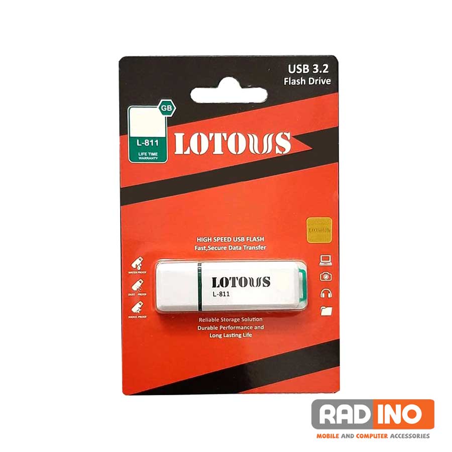 فلش 64 گیگ لوتوس مدل Lotous L811 USB 3.2