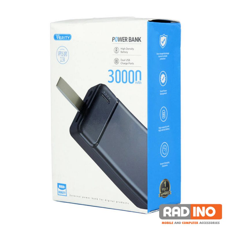 پاوربانک 30000 فست شارژ وریتی مدل Verity PH-135