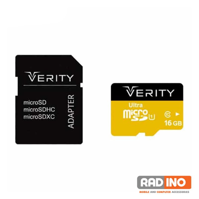 رم میکرو 16 گیگ وریتی + خشاب مدل Verity U1
