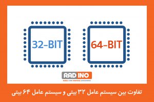 تفاوت بین سیستم عامل 32 بیتی و سیستم عامل 64 بیتی