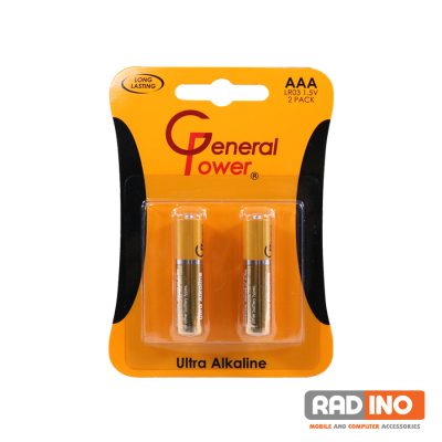 باتری نیم قلم آلکالاین جنرال پاور مدل General Power Ultra Alkaline
