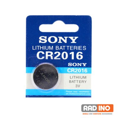 باتری سکه ای سونی مدل Sony 2016