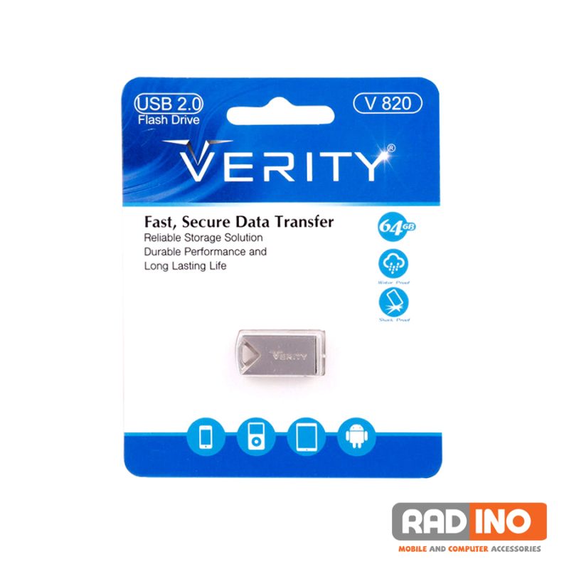 فلش 64 گیگ وریتی مدل Verity V820