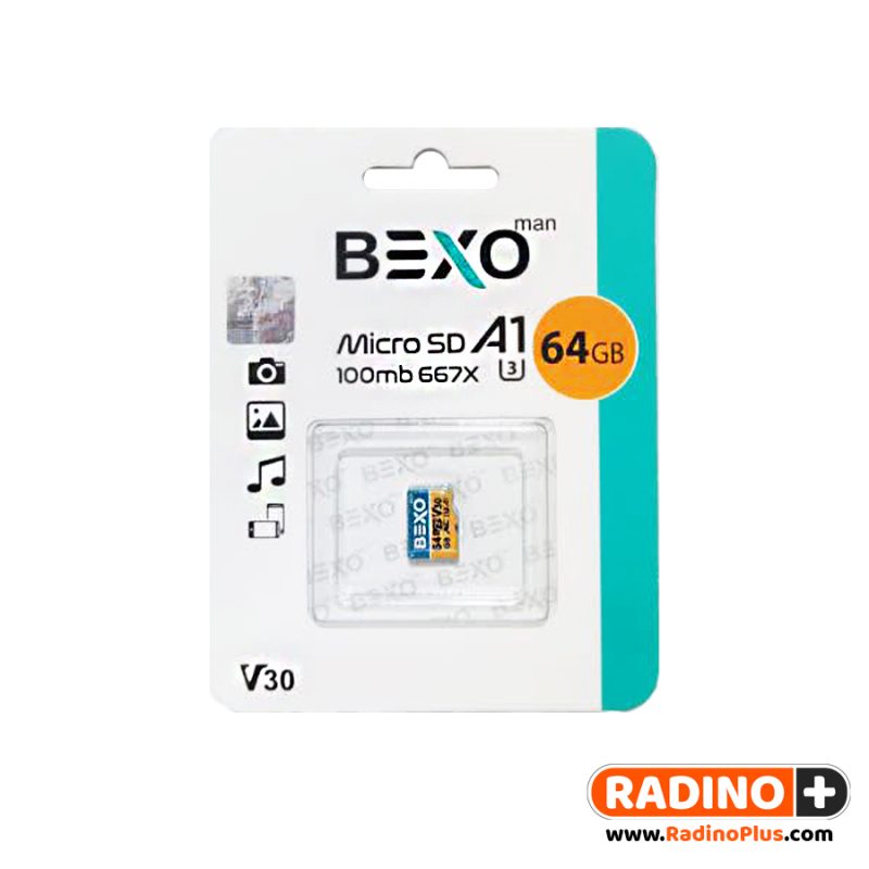 رم میکرو 64 گیگ بکسو مدل Bexo 667X 100mb