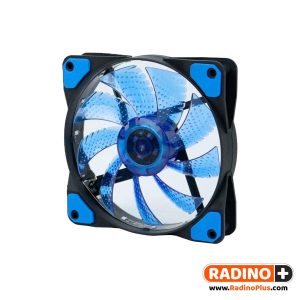 فن کیس 12 در 12 گیمینگ LED دار فن آبی evercool