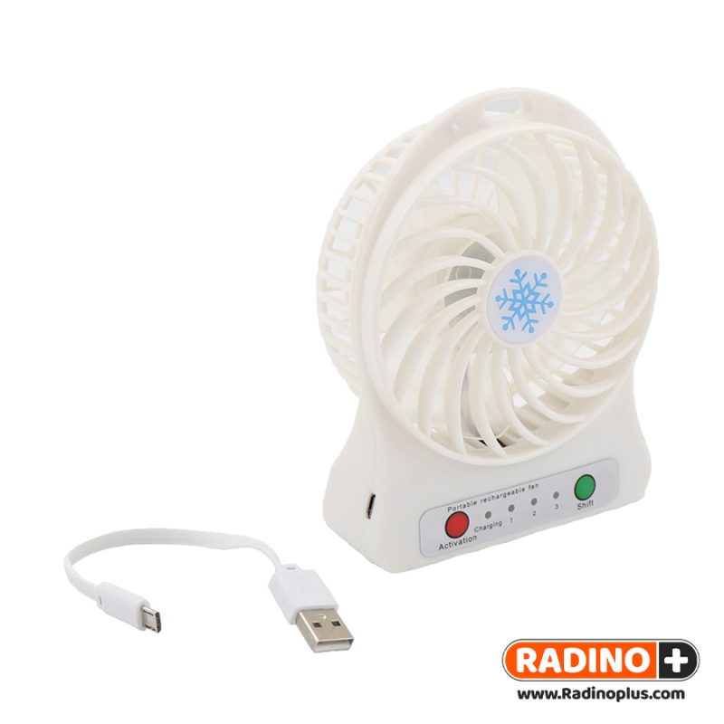 پنکه شارژی رومیزی و دستی Mini Fan