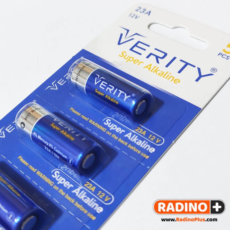 فروش عمده باتری ریموت 23A VERITY S-Alkaline