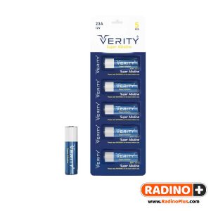 باتری ریموت 23A VERITY S-Alkaline بسته 5 عددی