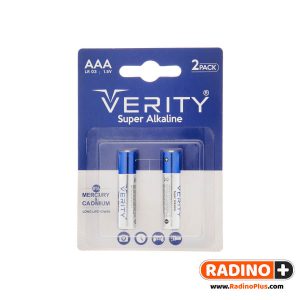 باتری نیم قلمی LR03 Super Alkaline Verity