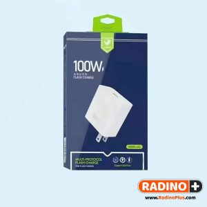 آداپتور شارژر 100W ژوژی مدل Xooxi U42