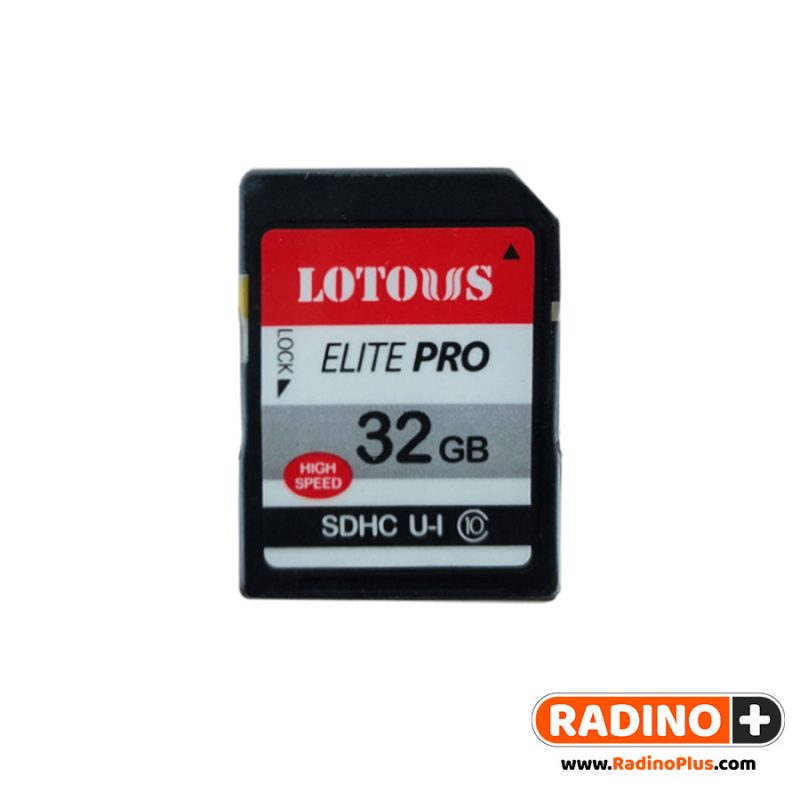 خرید عمده رم دوربین 32GB لوتوس LOTOUS مدل SD Elite Pro