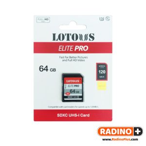 رم دوربین 64GB لوتوس LOTOUS مدل SD Elite Pro