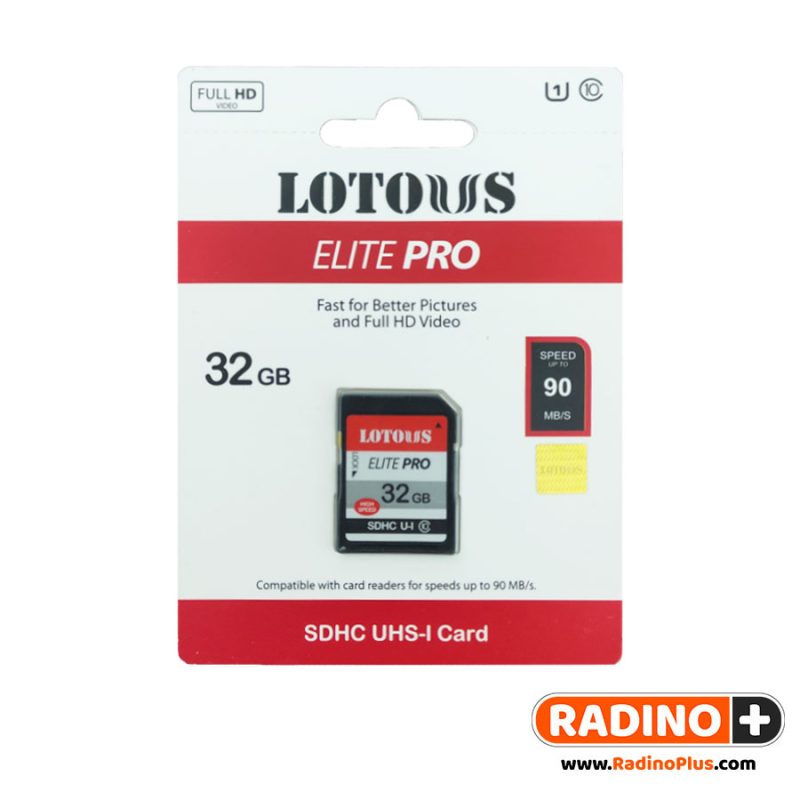 رم دوربین 32GB لوتوس LOTOUS مدل SD Elite Pro