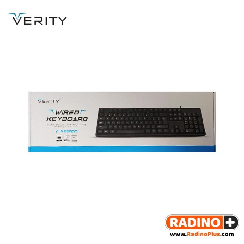 کیبورد سیمی وریتی مدل Verity KB6122