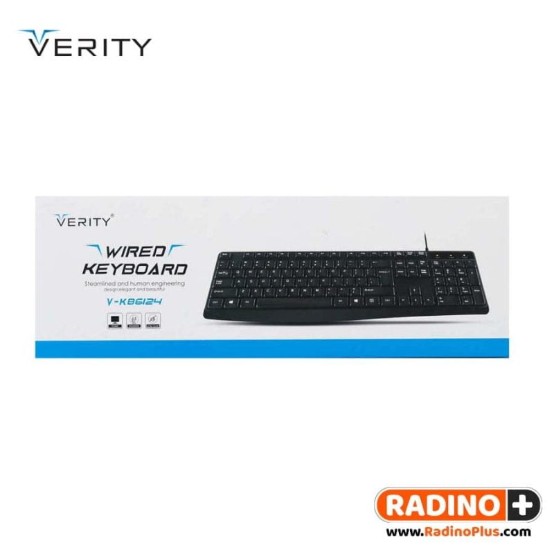 کیبورد سیمی وریتی مدل Verity KB6124