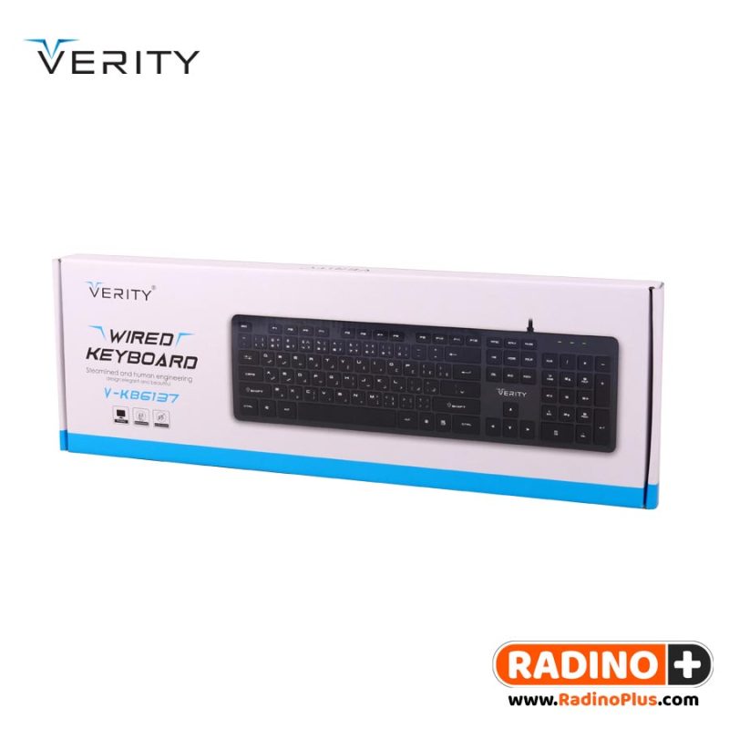 کیبورد سیمی وریتی مدل Verity KB6137