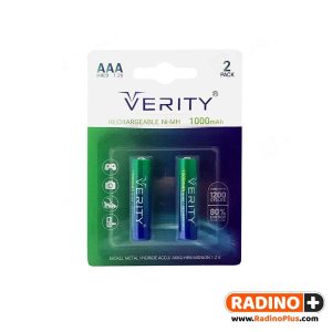 باتری نیم قلم شارژی 1000mAh Verity