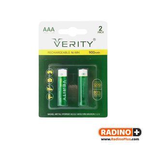 باتری نیم قلم شارژی 900mAh Verity