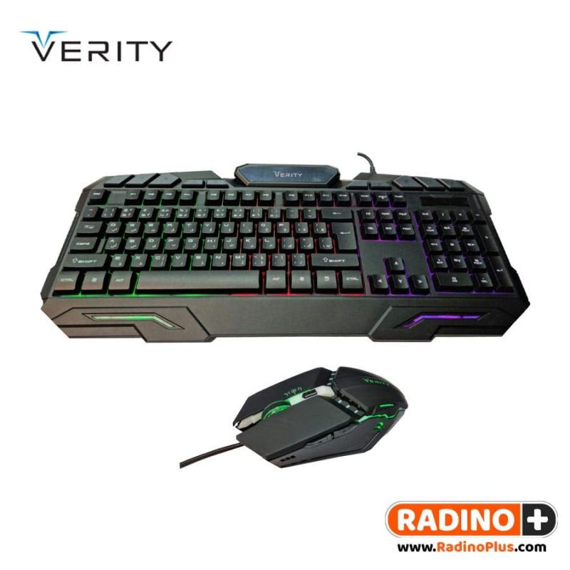 ست ماوس و کیبورد وریتی مدل Verity KB6126CW