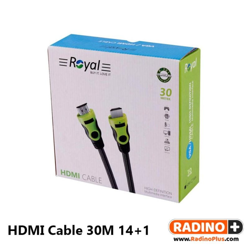 کابل HDMI رویال مدل Royal 30M 14+1