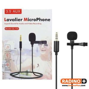 میکروفون یقه ای AUX مدل Lavalier GL-119