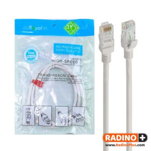 کابل شبکه Cat6 رویال طول 1 متر