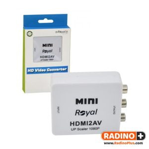 تبدیل HDMI به AV رویال (mini)