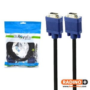 کابل VGA طول 1.5 متر رویال (Royal)