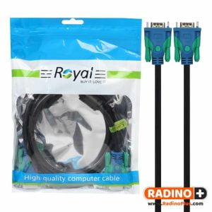 کابل VGA رویال (6+3) طول 1.5 متر (Royal)