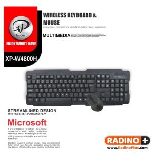 ست ماوس و کیبورد بی سیم ایکس پی XP W4800