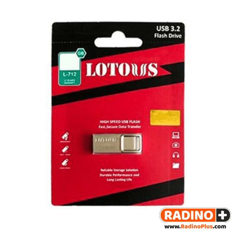 فلش 128 گیگ لوتوس مدل Lotous L712 USB 3.2