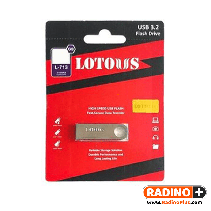 فلش 128 گیگ لوتوس مدل Lotous L713 USB 3.2