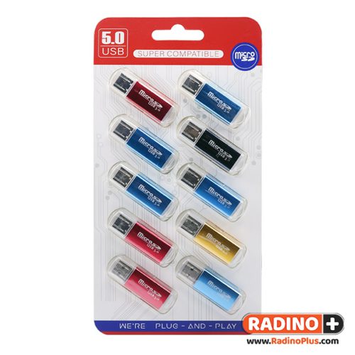 رم ریدر USB 3.0 تک کاره Super Compatible بسته 10 عددی
