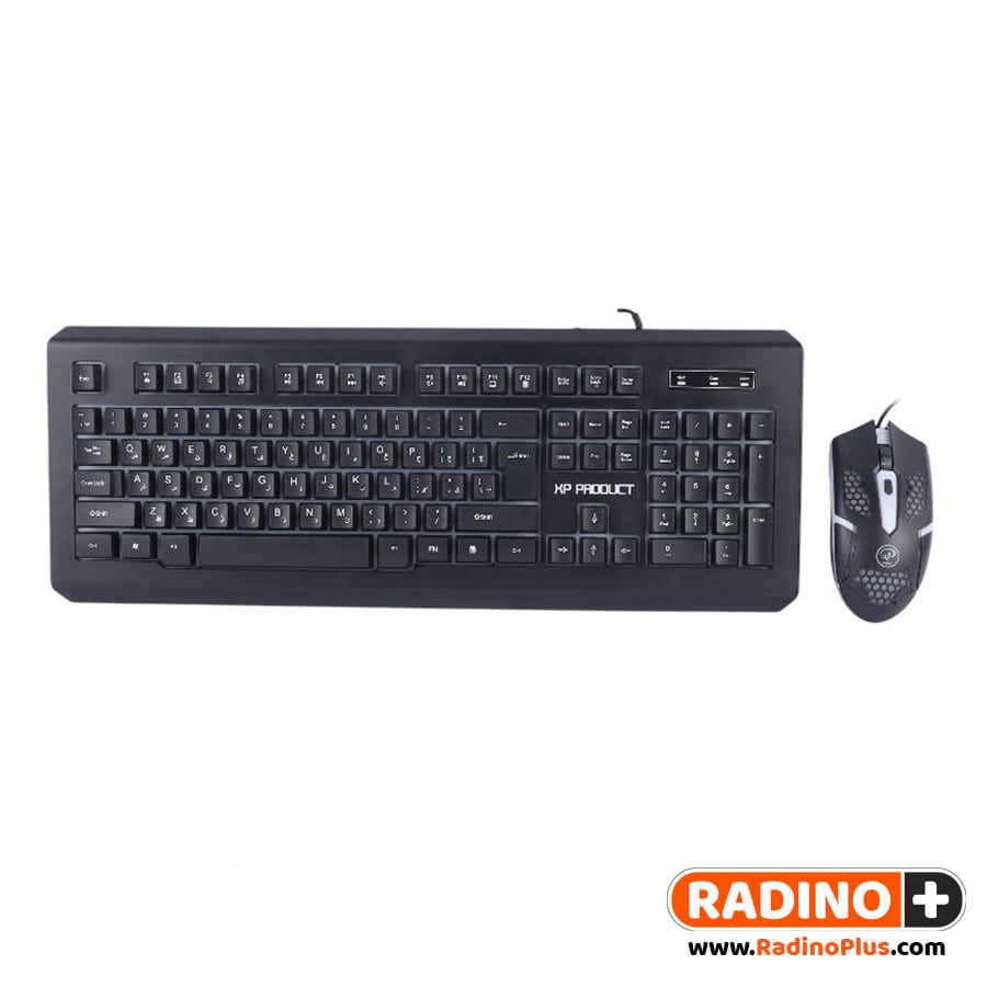 ماوس و کیبورد ایکس پی مدل 11300 XP 01 min پخش عمده لوازم جانبی موبایل و کامپیوتر