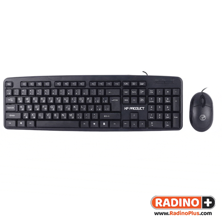ماوس و کیبورد ایکس پی مدل 11500 XP02 min پخش عمده لوازم جانبی موبایل و کامپیوتر