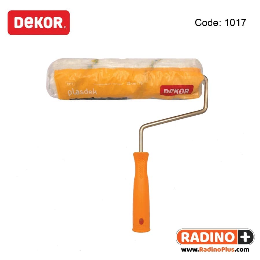 غلطک قطور 25 سانت پلاستیک دکور مدل Dekor 1017