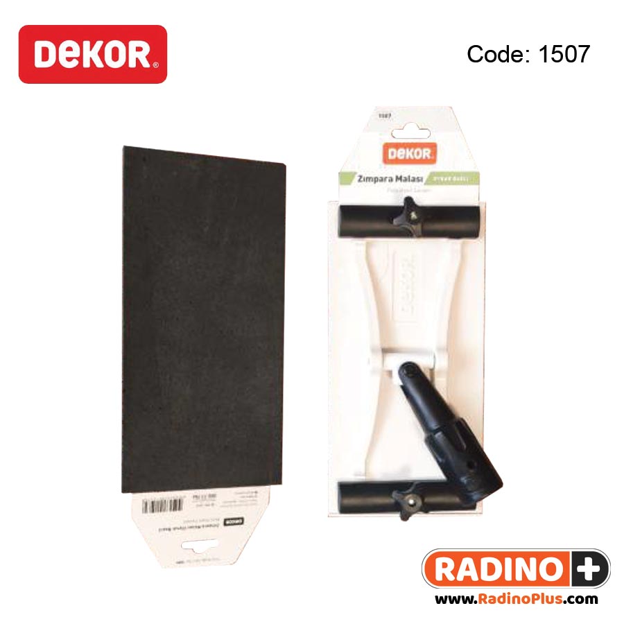 ابزار سنباده زنی با دسته متحرک دکور مدل Dekor 1507