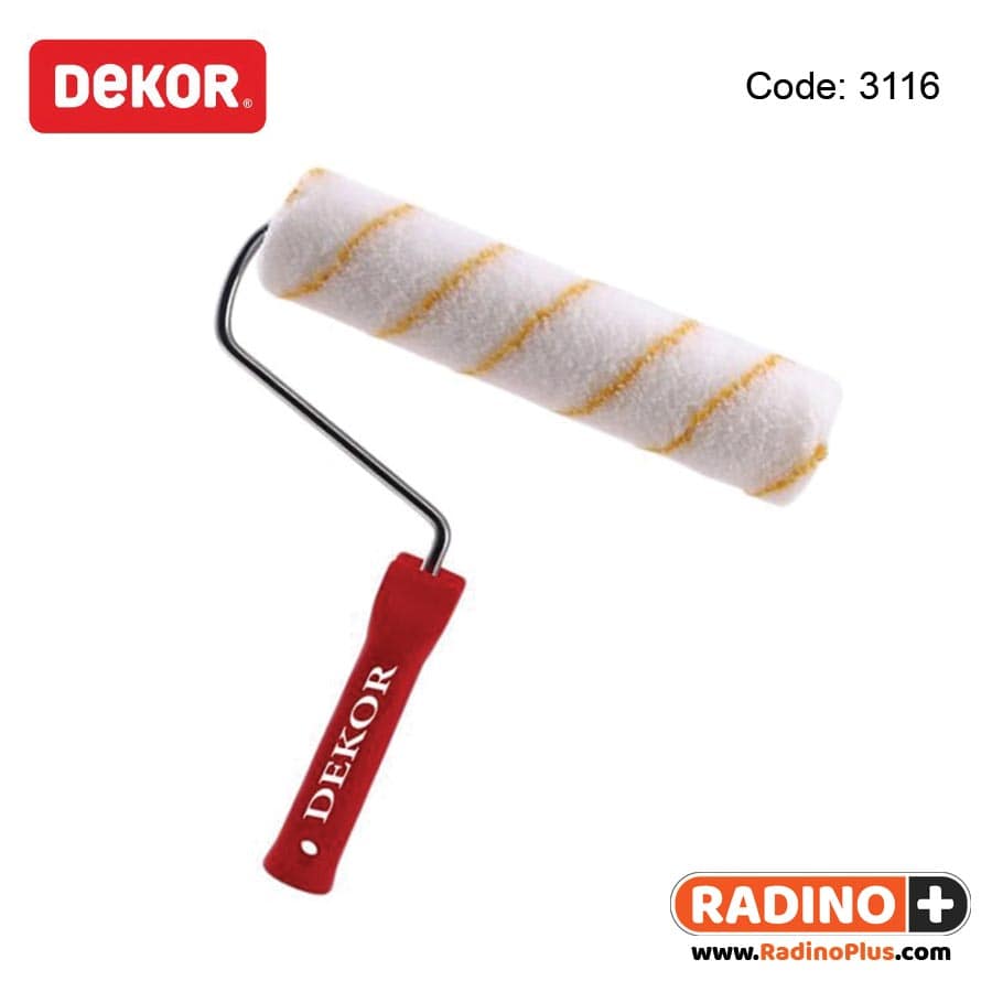 غلطک 25 سانت نیمه قطور (مدیوم) دکور مدل Dekor 3116