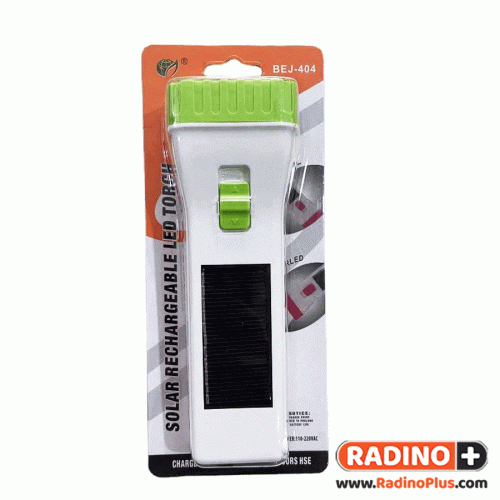چراغ قوه LED قابل شارژ خورشیدی جی‌پی الجزیره مدل GP-404